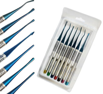 7 Blau Wurzelheber PDL Dental Instrumente Implantologie Luxieren Titan Chirurgie