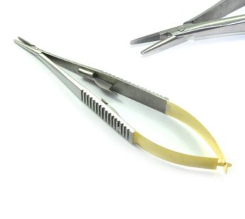 Micro Castroviejo Needle Holder, TC, Length = 14cm