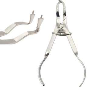 Ivory Light Weight Clamp Forcep, Size = 17cm