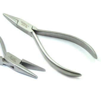 Flachzange mit glattes maul, Größe = 14 cm