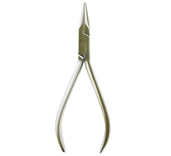 Flachzange mit gezahnter Backe, Größe = 14 cm