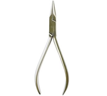 Flat Nose Plier Serrated Jaw, Size = 14cm