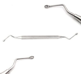 Sharp Spoon Scaler, Handle Ø 8mm