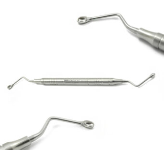 Sharp Spoon Scaler, Handle Ø 8mm