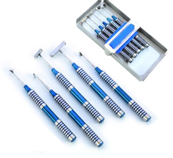 Metal Cassette Case , With 5 Instruments, Brush XL, M, R, AD, AG