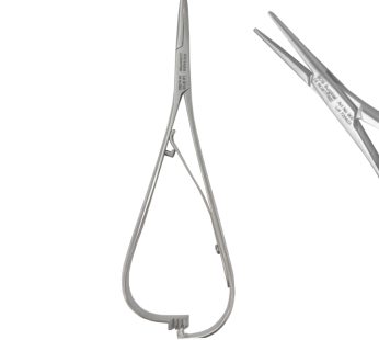 Mathieu Needle Holder Micro, Curved, Length = 14cm