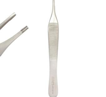 Adson Brown Dressing Forceps, Length = 11cm, Straight