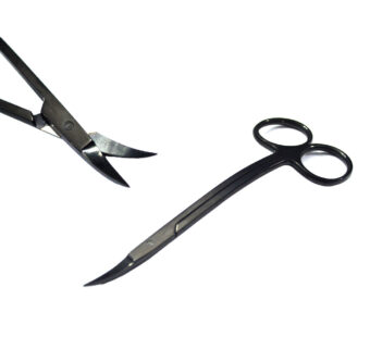 La Grange-Scissor Black Coated, Length = 12cm