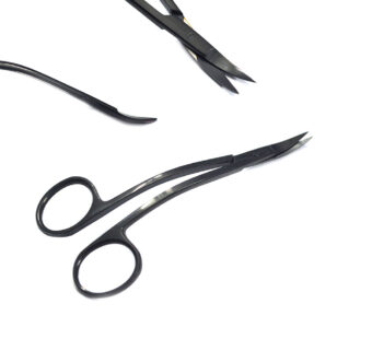 Newmann Scissor Black Coated, Length = 13cm
