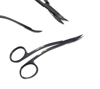 Newmann Scissor Black Coated,Length = 13cm