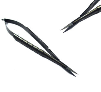Castroviejo Scissor Black Coated, Length = 14.5cm, Curved
