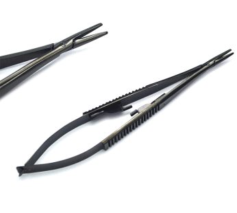 Micro Castroviejo Needle Holder Black Coated,Length = 14cm