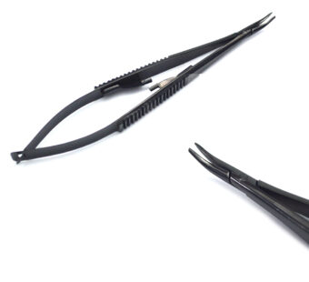 Castroviejo Needle Holder Black Coated, Length = 14cm