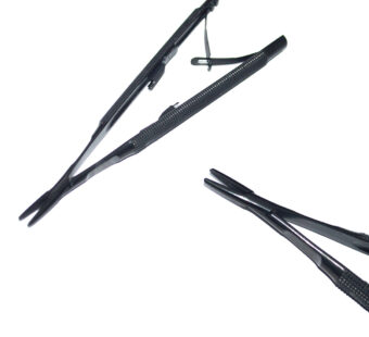 Castroviejo Needle Holder Black Coated, Length = 13cm