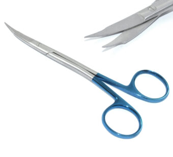 Super Cut Goldman Fox Serrated Curved Scissor, Length = 13.5cm