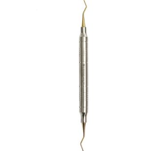 Gracey Curette, Anatomical Hollow Handle Ø 10mm, With Titanium Coating, 175mm, Fig 3-4