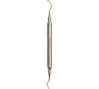 Gracey Curette, Anatomical Hollow Handle Ø 10mm, With Titanium Coating, 175mm, Fig 7-8