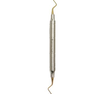 Gracey Curette, Anatomical Hollow Handle Ø 10mm, With Titanium Coating, 175mm, Fig 9-10