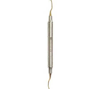 Gracey Curette, Anatomical Hollow Handle Ø 10mm, With Titanium Coating, 175mm, Fig 15-16